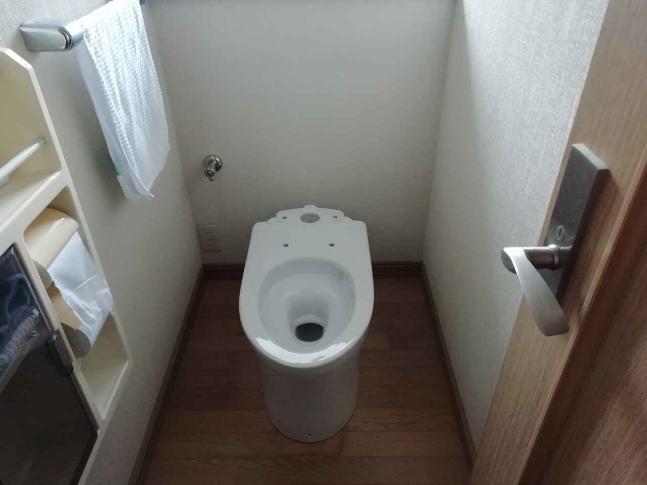 節水型TOTO トイレの取替工事｜CES9314Lリモデル ｜京都市北区上賀茂