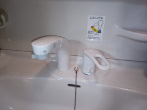 【現場レポート】リクシル　ホース収納式シングルレバー洗髪シャワー混合水栓　SF-800SYU