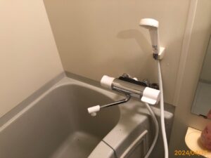 【現場レポート】KVK　FTB100KTK ｻサーモスタット式シャワー 浴室取替用　浴室シャワー水栓交換工事