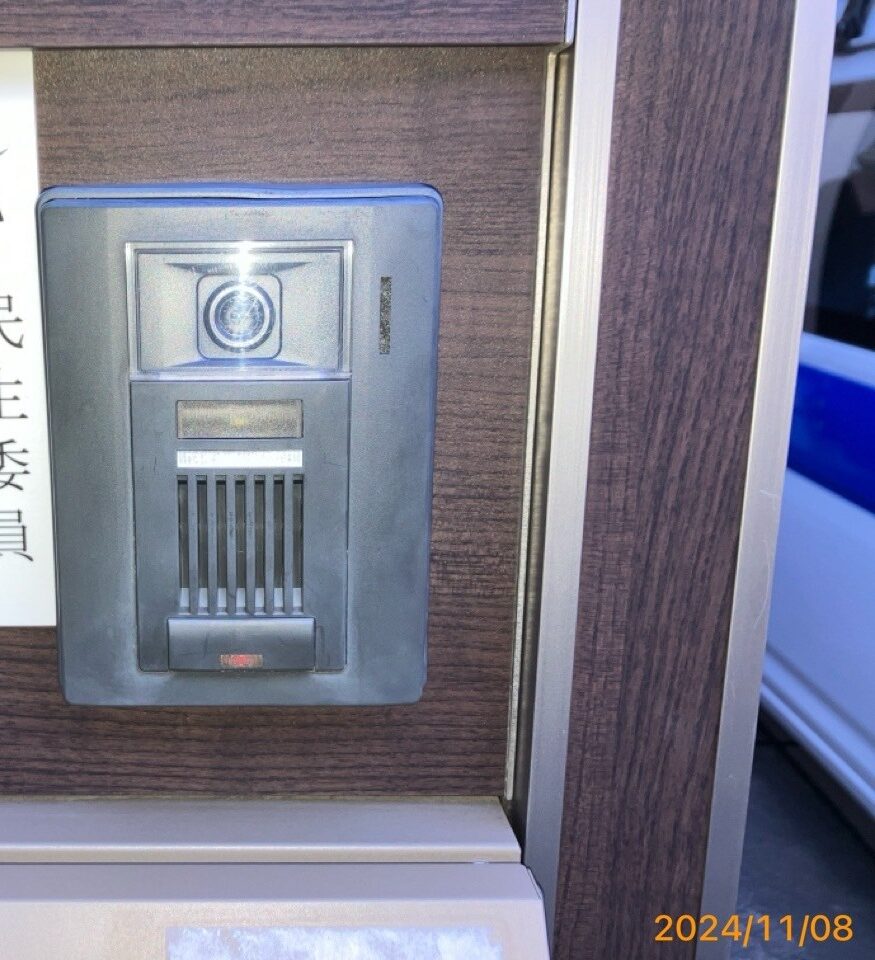 パナソニック テレビドアホン（電源コード式）VL-SE35KLAドアフォン交換工事【京都市北区】