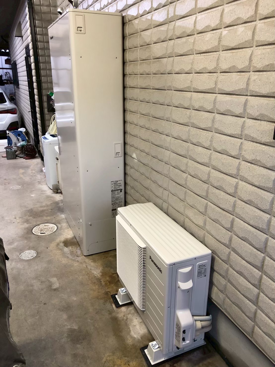 パナソニック Wシリーズ 薄型フルオートエコキュート交換工事 HE-W46LQS【京都市北区】