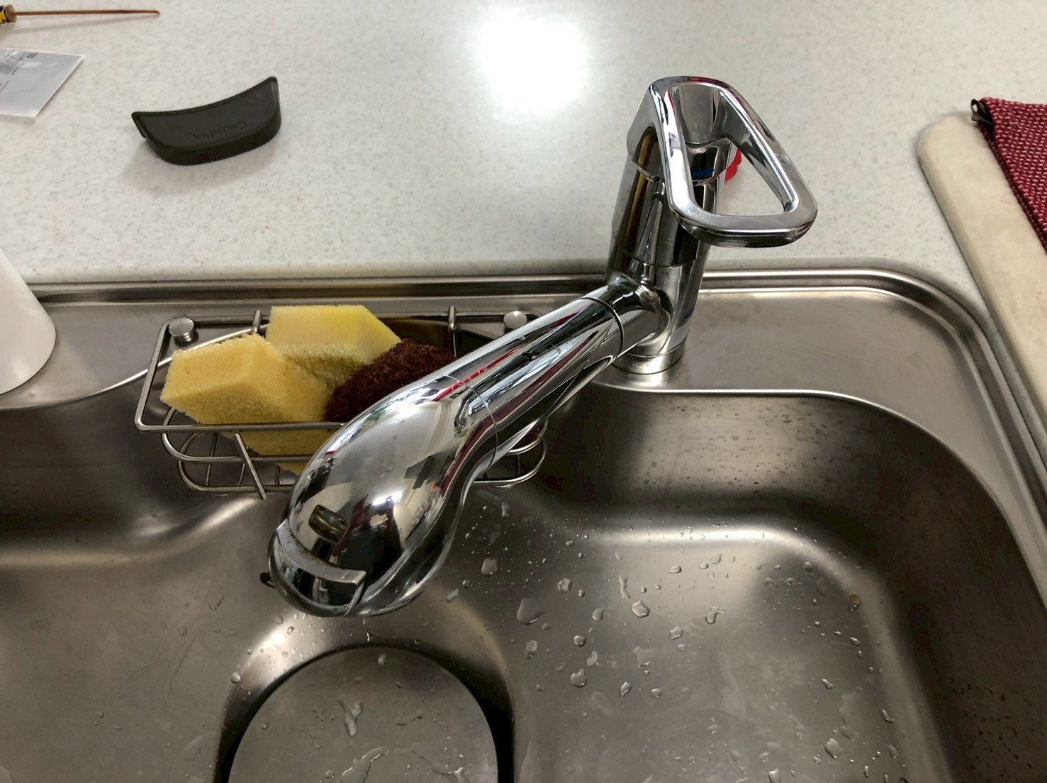 リクシル キッチン用タッチレス水栓交換 ナビッシュ H5タイプ SF-NAH451SY【京都市北区】