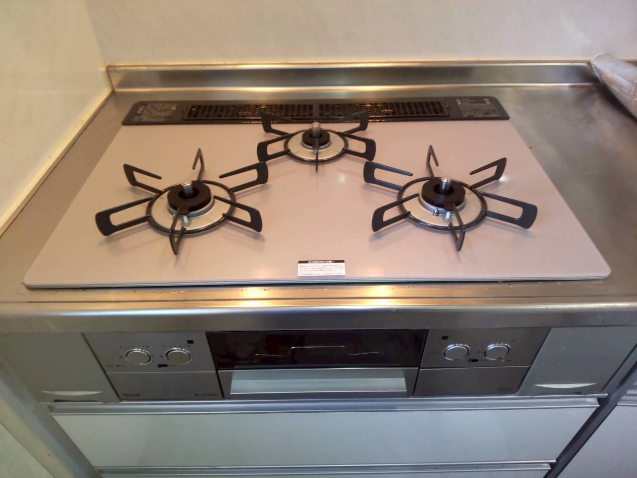 リンナイ ビルトインガスコンロ RHS71W42J4RSTW ガスコンロ交換工事【京都市北区】