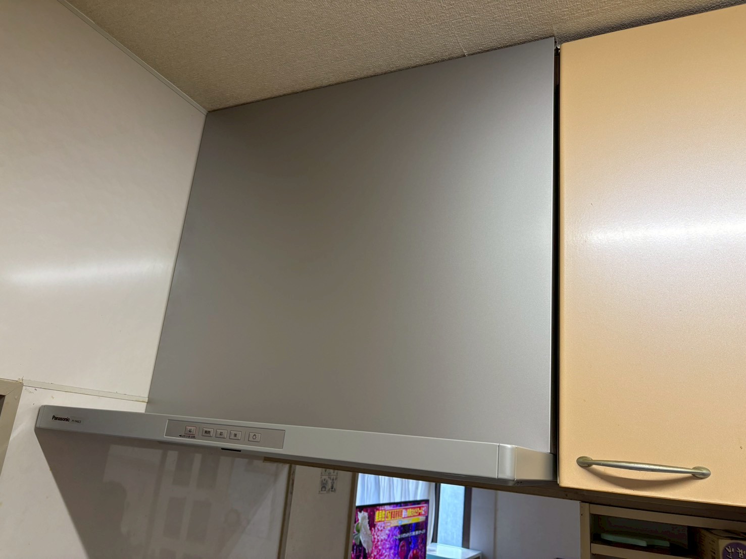 パナソニック レンジフード交換工事 ＨＧＣシリーズ  FY-7HGC5-S【京都市北区】