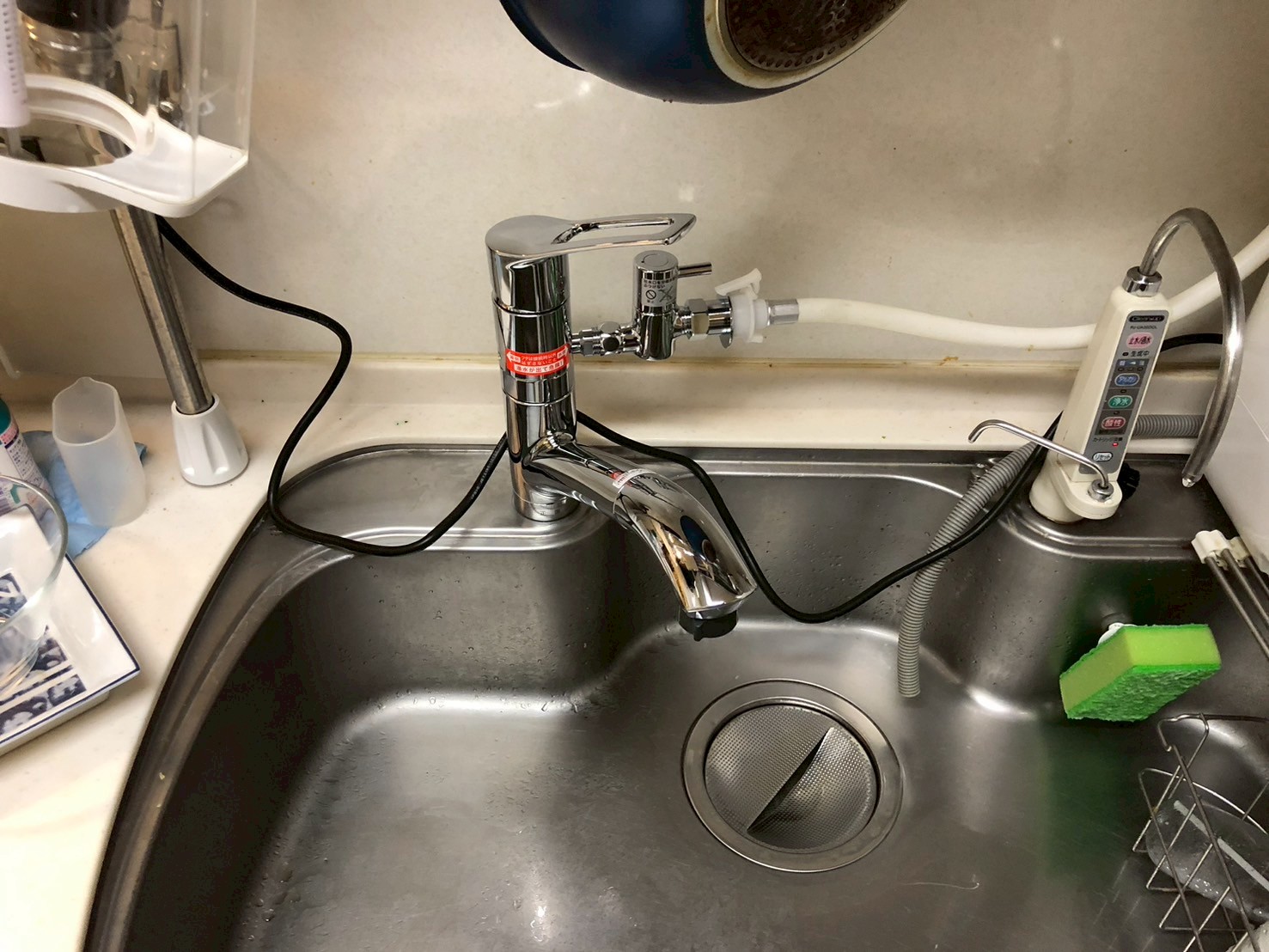 KVK シングルシャワー付混合栓（分岐止水栓付）　KM5031TTU　【京都市東山区】