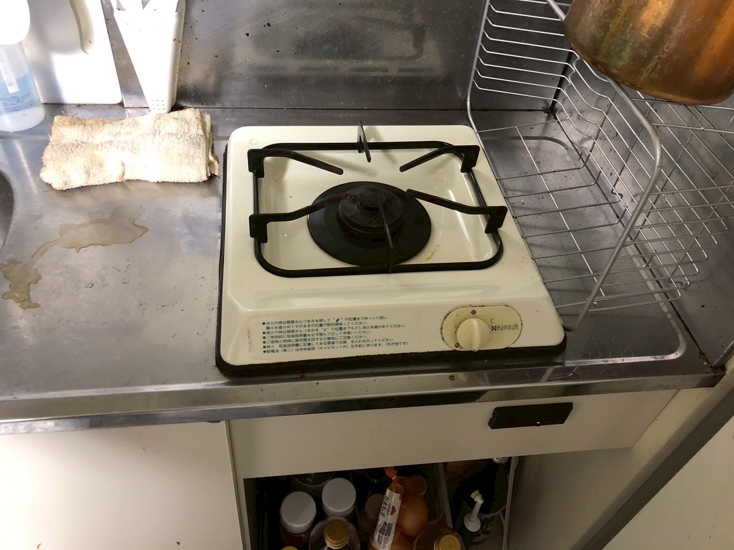 ノーリツ　1口　ビルトインガスコンロ交換　N1C04KSA【京都市北区】