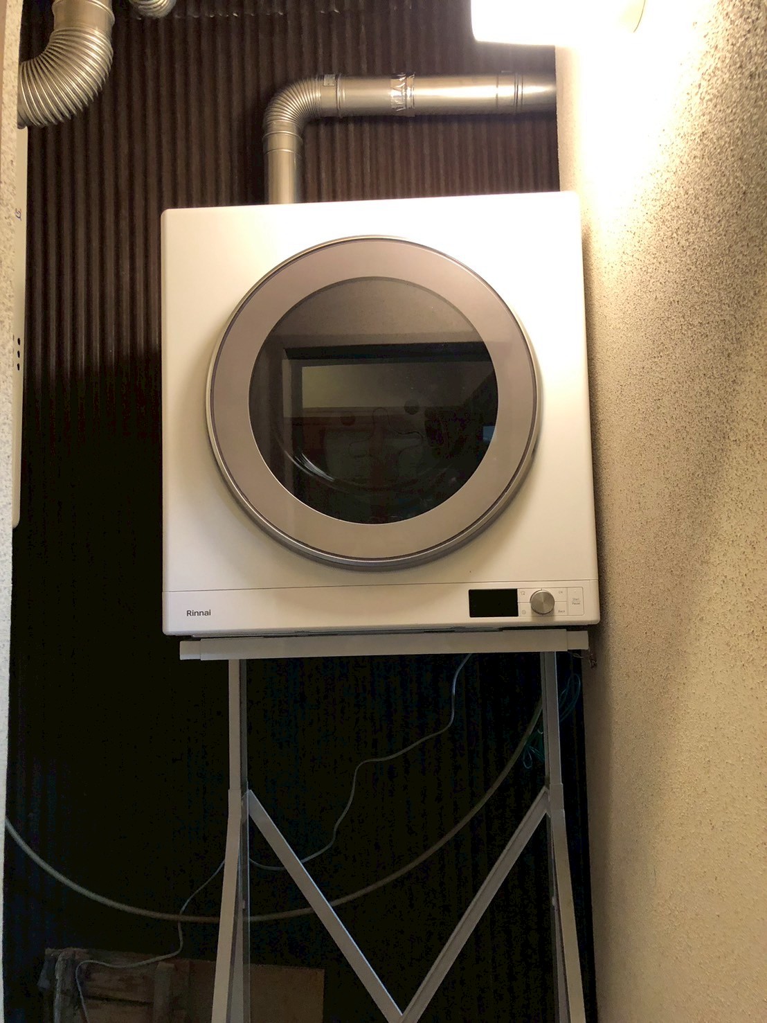 Rinnai ガス衣類乾燥機 乾太くん デラックスタイプ 6㎏ RDT-63 乾太くん新規設置工事【京都市中京区】