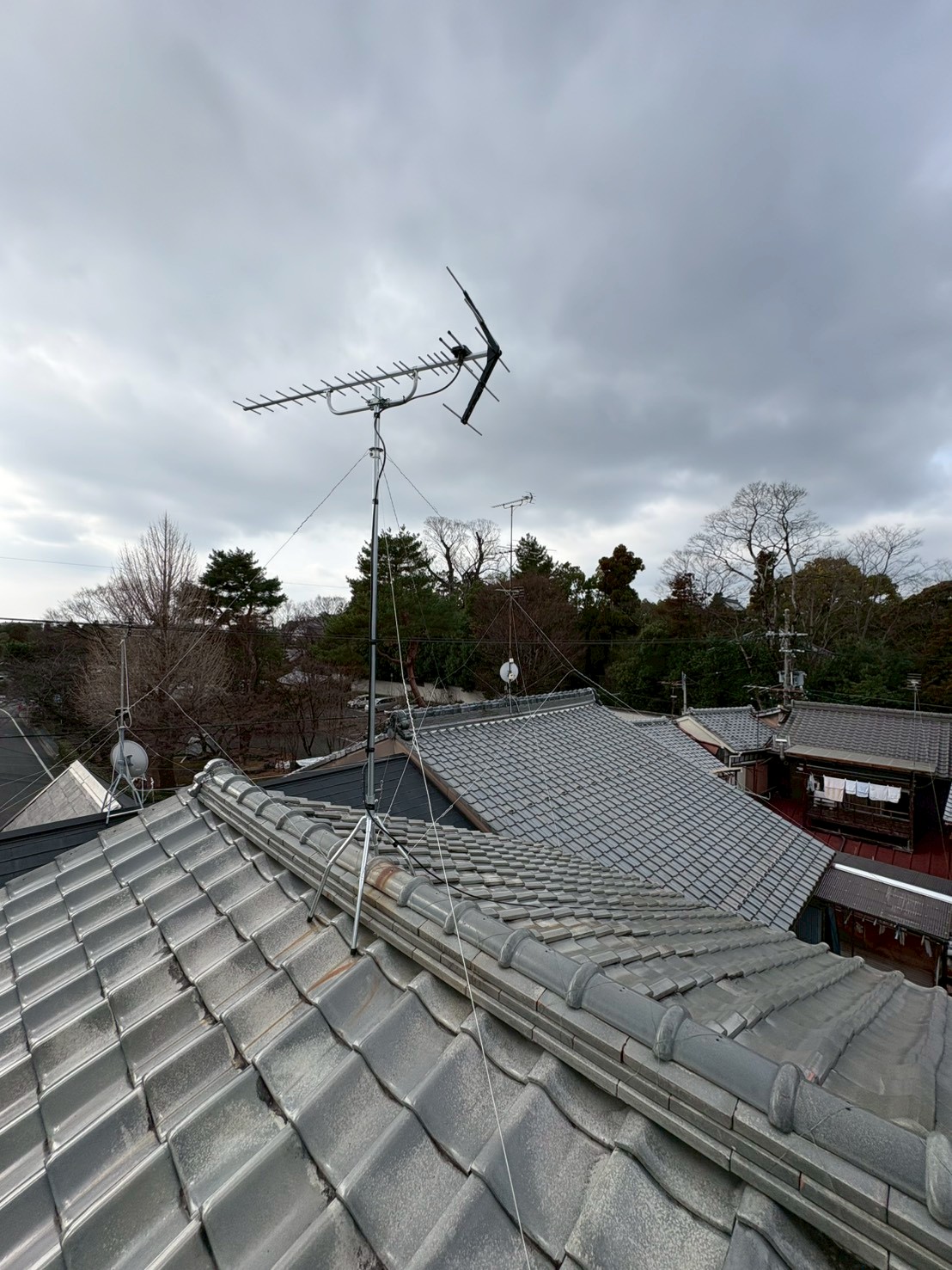 アンテナ交換工事【京都市北区】