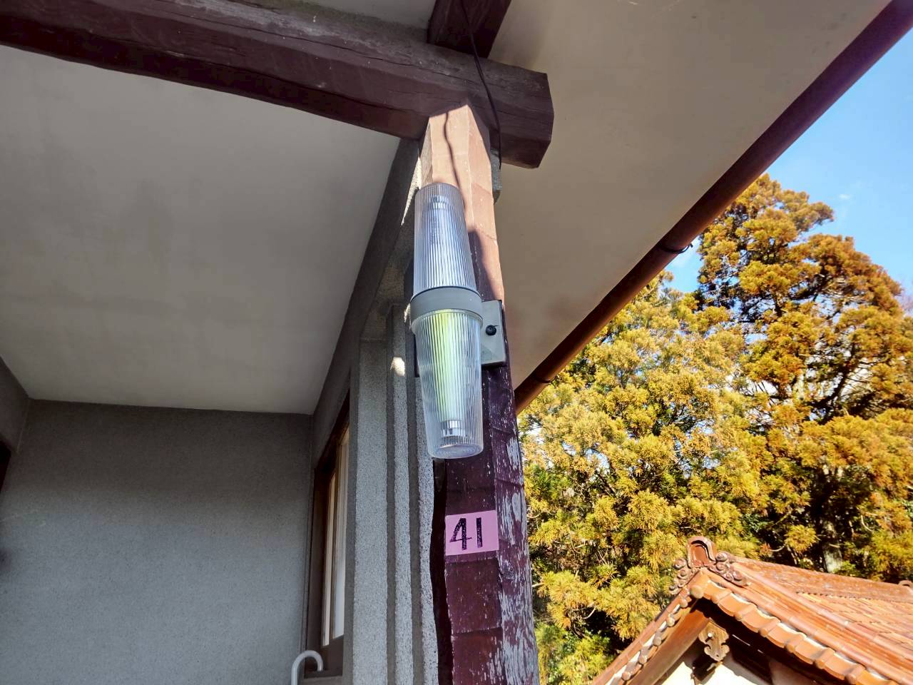 パナソニック 壁直付型　LED（昼白色）　ウォールライト　ステンレス製　防雨型  LSEWC4037LE1【京都市左京区】