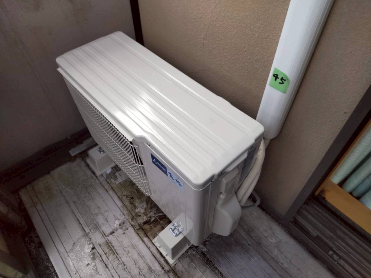 三菱電機 2025年モデル AXVシリーズ 10畳用 MSZ-AXV2825  エアコン交換工事【京都市左京区】