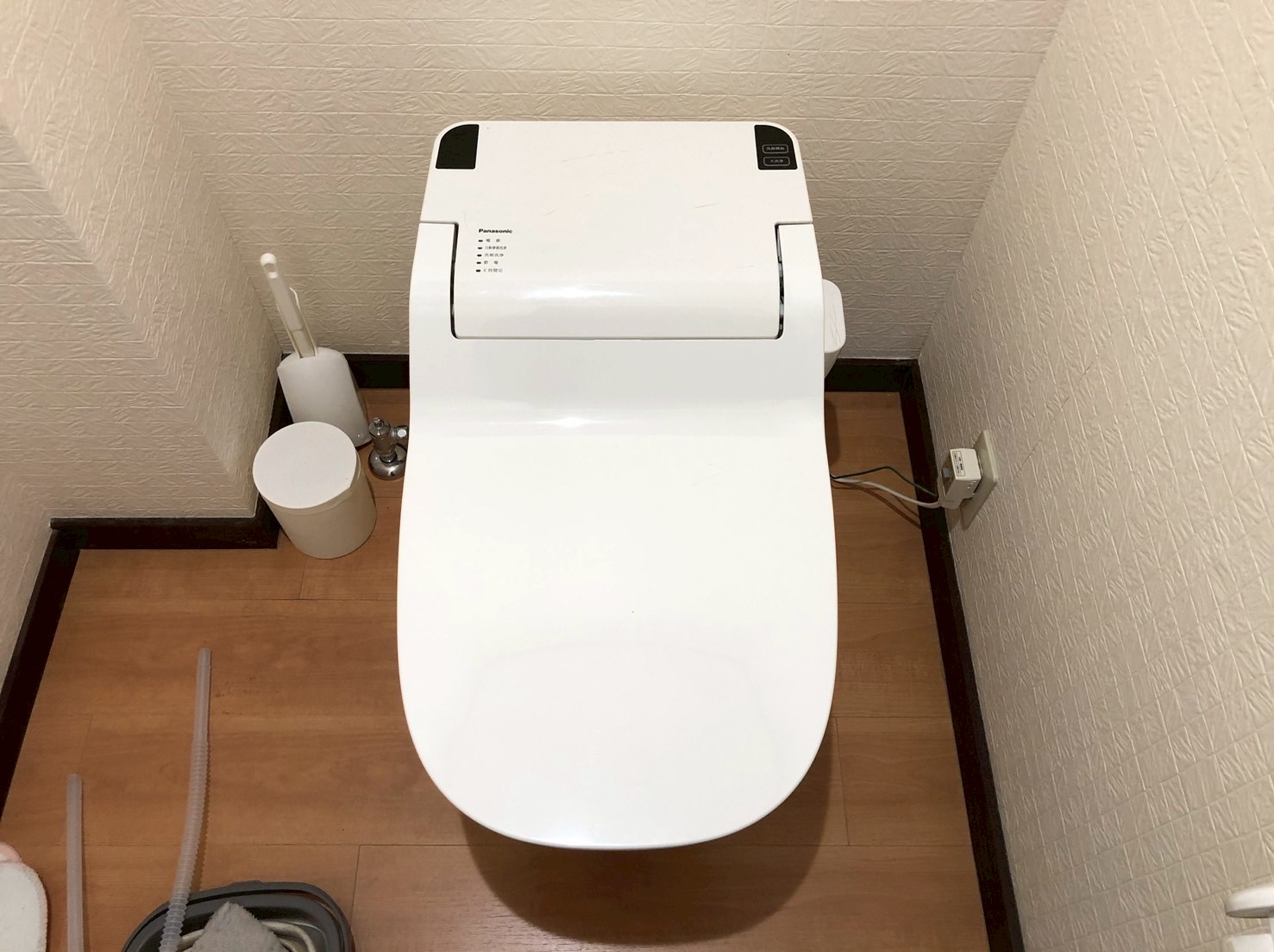 トイレ交換工事  TOTO　CS232BM+SH232BA #SC1  ＋ Panasonic　CH951SPF 【京都市上京区】