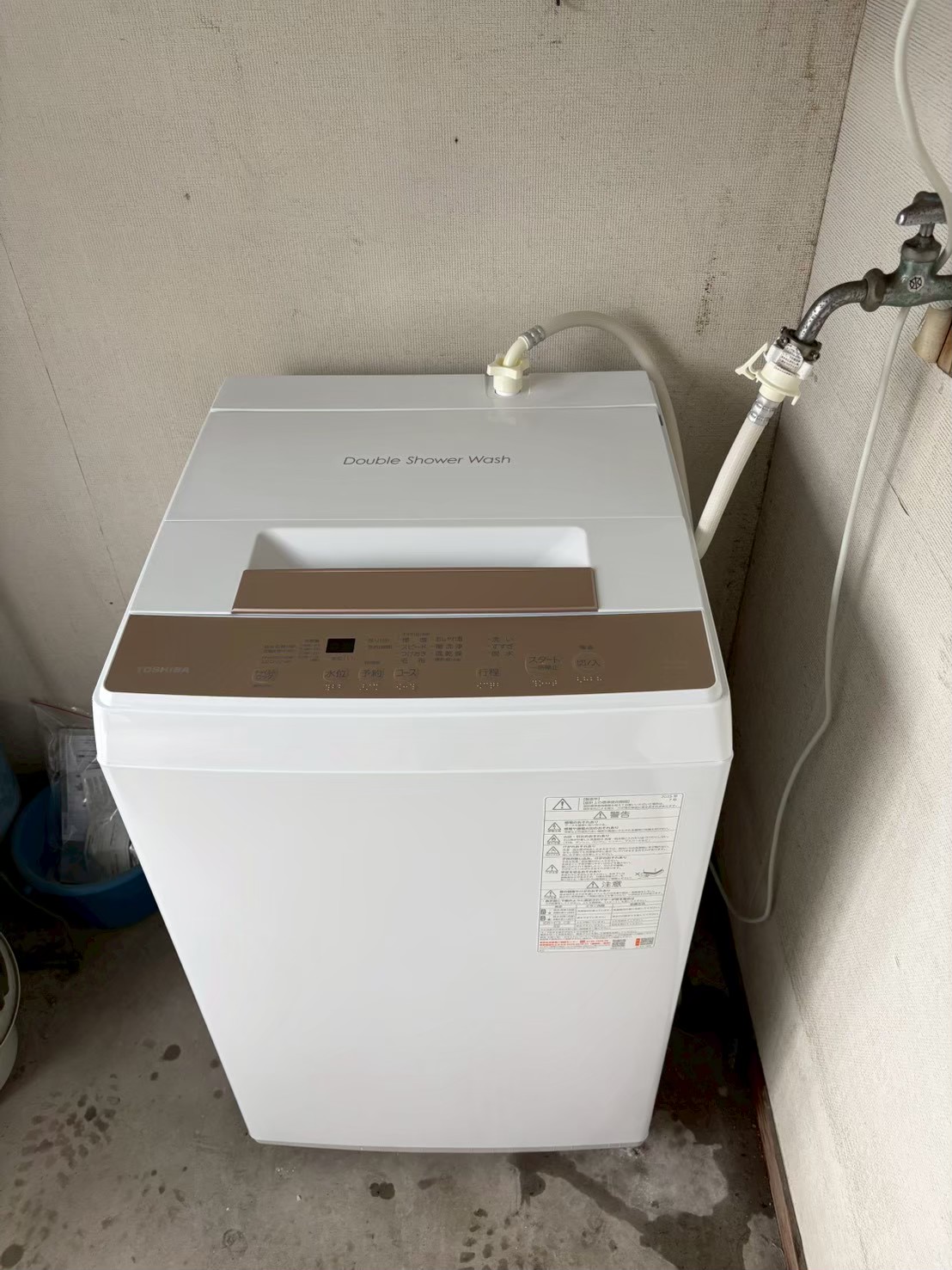 東芝 全自動洗濯機 4.5kg AW-45GA4(W) 洗濯機交換【京都市左京区のマンション管理会社様より】