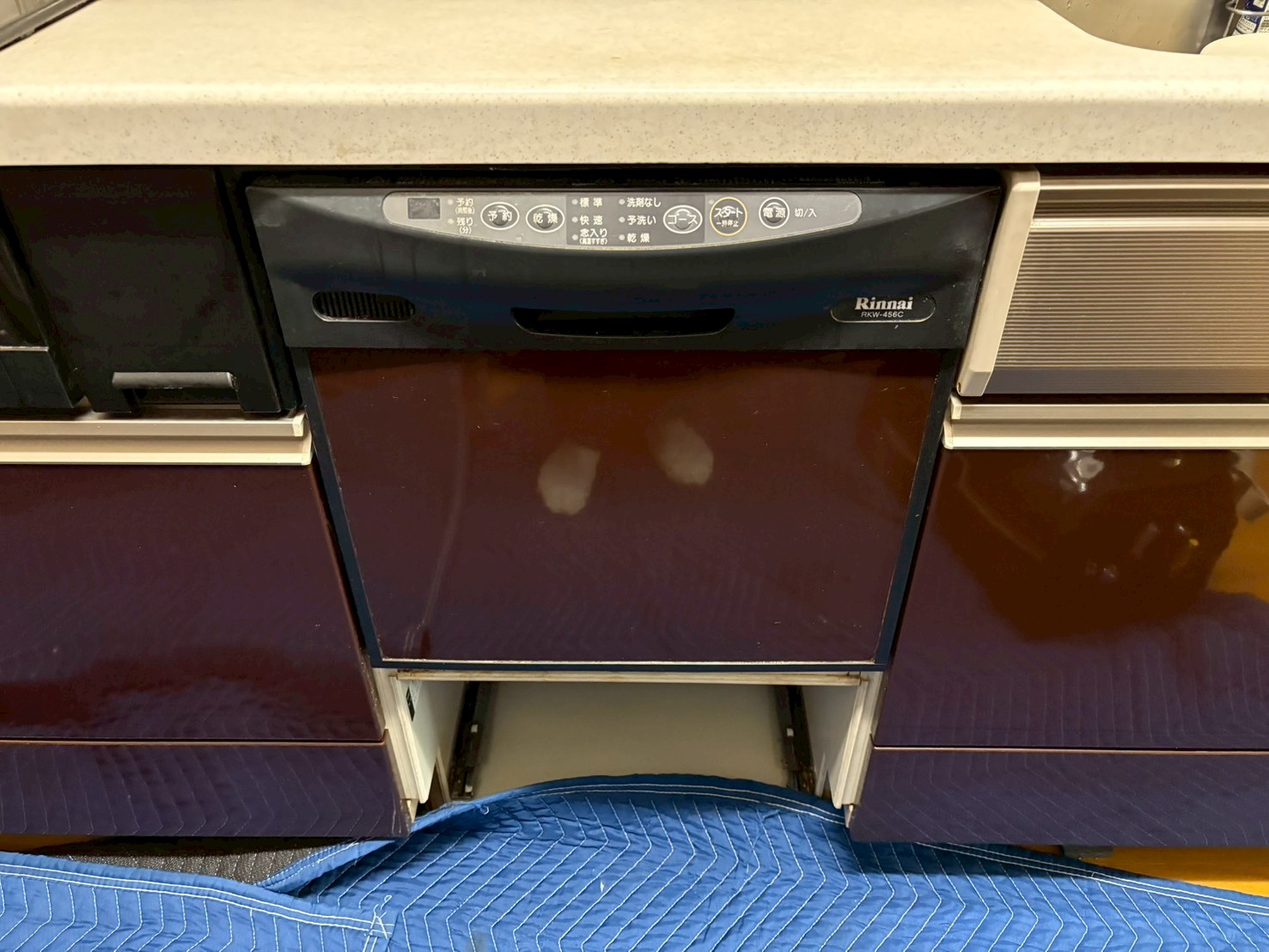 パナソニック　フルオープン食器洗い乾燥機 交換工事 ストリーム　NP-45MS9S　【京都市北区】