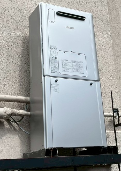 リンナイ 24号 ガス給湯器交換工事 暖房用熱源機 エコジョーズ RVD-E2405SAW2-1(C)【京都市北区】