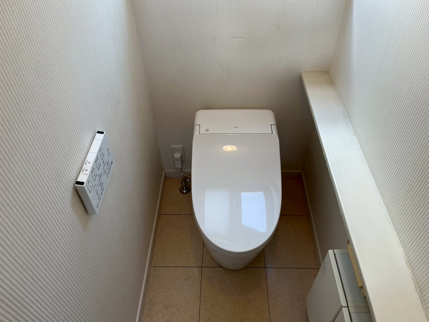 TOTO ウォシュレット一体型 GGA1 CES9C10 トイレ交換工事【京都市北区】