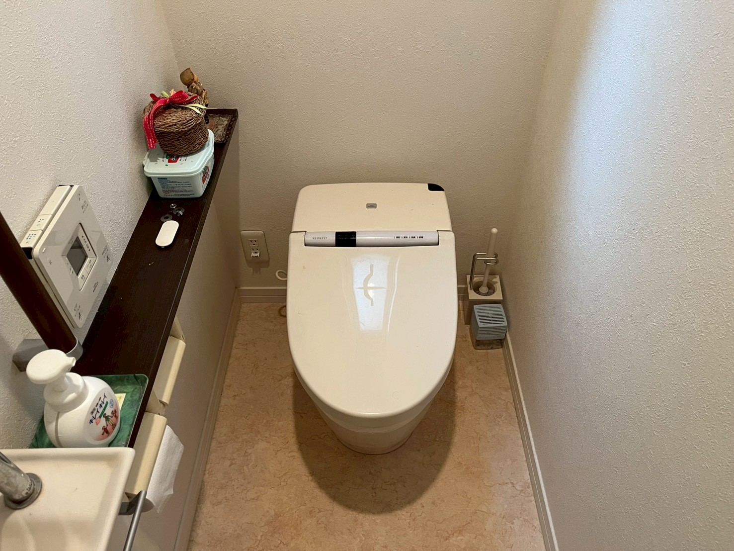 TOTO ウォシュレット一体形便器 ネオレスト RS1 CES9510R トイレ交換工事【京都市左京区】