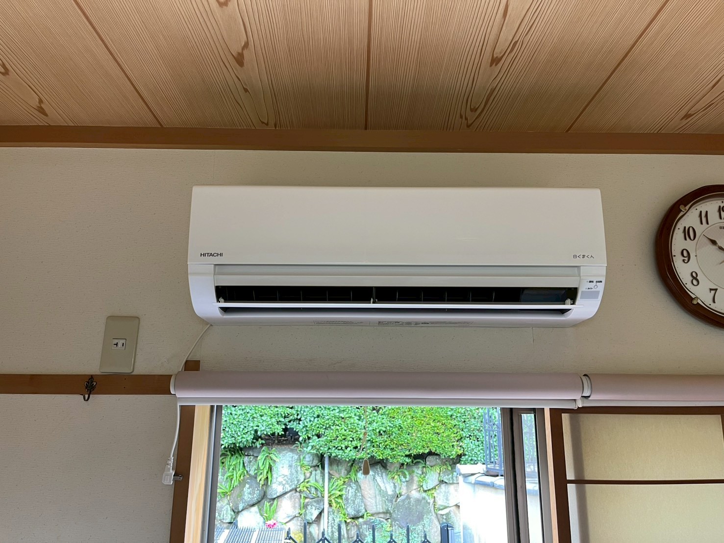 日立 ルームエアコン交換工事 白くまくん 6畳用 RAS-AJ2226S W 【京都市北区】
