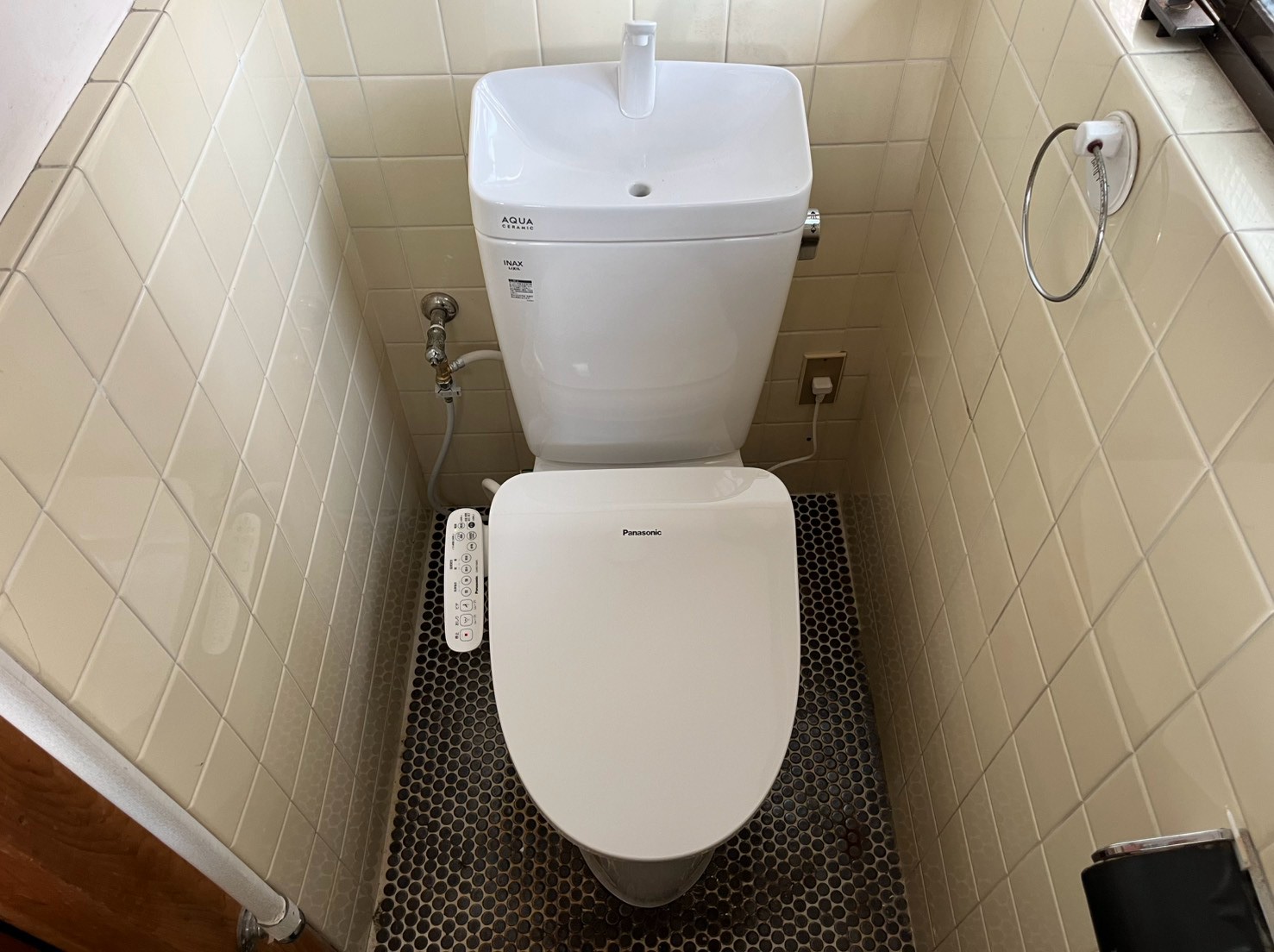 リクシル LIXIL アメージュ便器 リトイレ YBC-Z30H /YDT-Z380H BW1　パナソニック便座　CH951SWS【京都市北区】