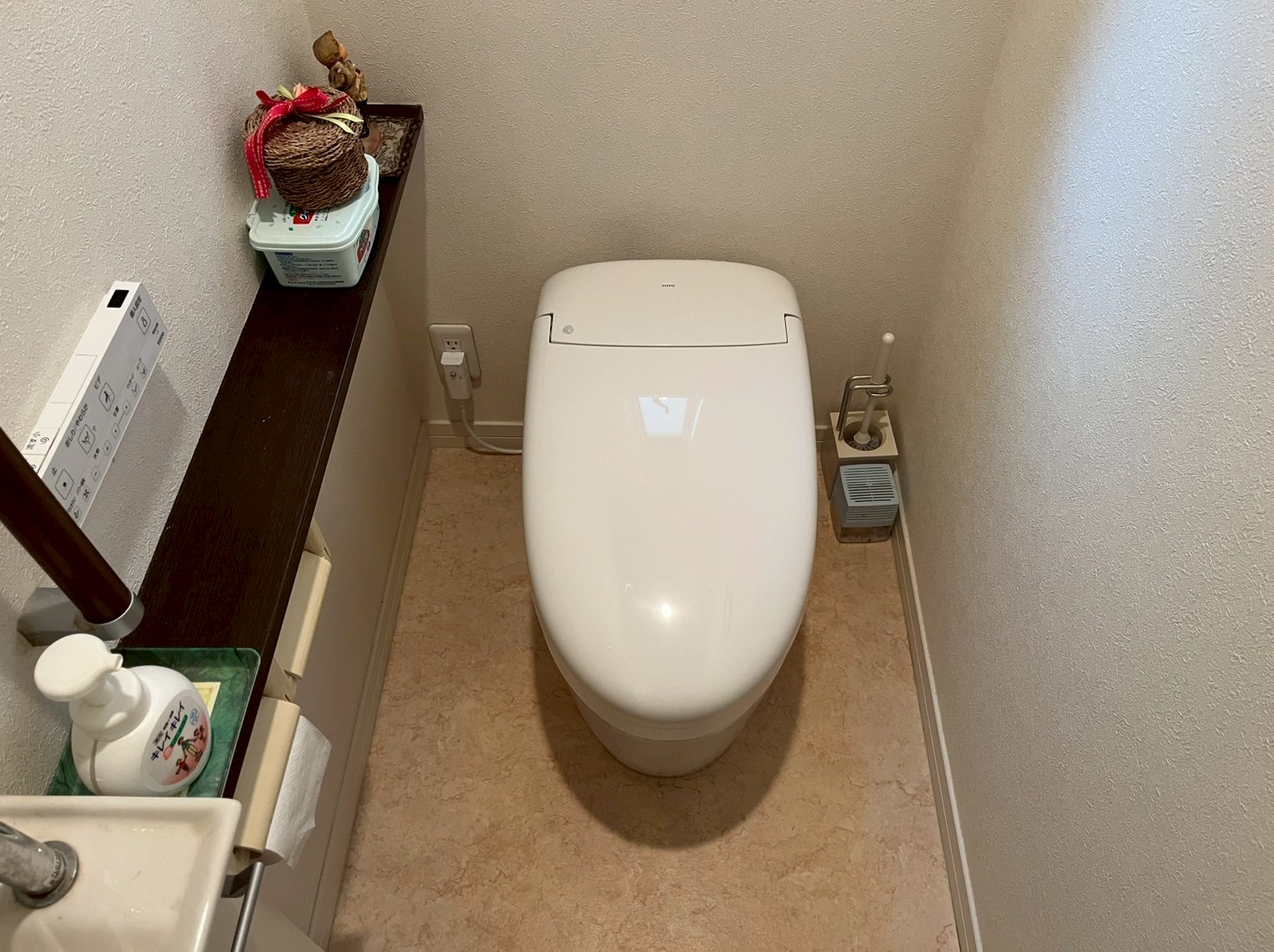 TOTO ウォシュレット一体形便器 ネオレスト RS1 CES9510R トイレ交換工事【京都市左京区】