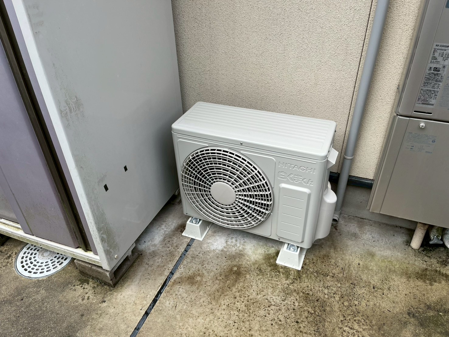 日立 ルームエアコン交換工事 白くまくん 6畳用 RAS-AJ2226S W 【京都市北区】