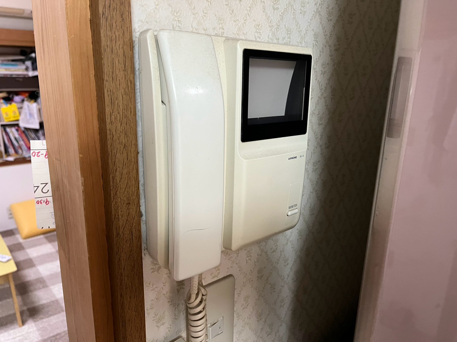 パナソニック テレビドアホン交換工事 VL-SE31KL モニター付きインターホン【京都市北区】